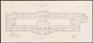 Land- und Amtsgericht, Duisburg Erweiterungsbau: Grundriss 2. OG 1:100