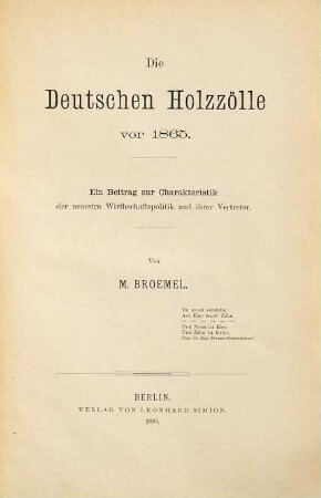 Freihändlerische Blätter : Herausgegeben vom Verein zur Förderung der Handelsfreiheit, 11