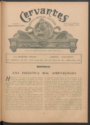 Editorial - Una iniciativa mal aprovechada