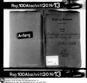 Ansetzung der Hofbedienten, deren Beeidigung u.a.
