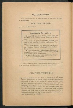 [Telón intermedio - Catástrofe ferroviaria]