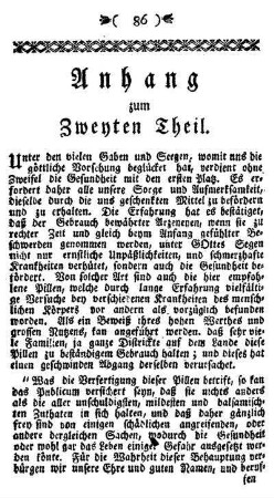 Doctor von Swietens Pillen, dessen Nutzen und Gebrauch.