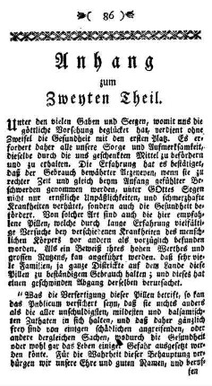 Doctor von Swietens Pillen, dessen Nutzen und Gebrauch.