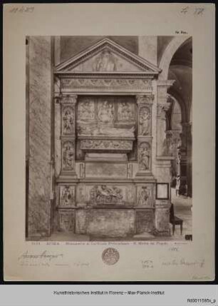 Grabmonument des Kardinals Ludovico Podocatharo (+1504)