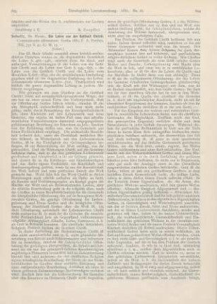 623-626 [Rezension] Schultz, Herm., Die Lehre von der Gottheit Christi. (Schluß.)