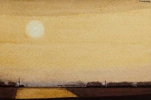 Himmel mit Sonnenfleck