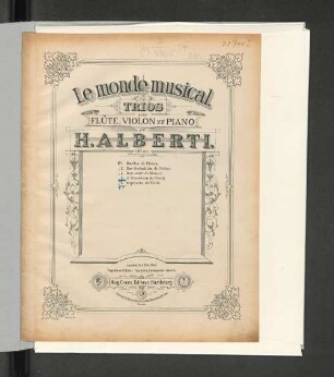 No. 4: Il Trovatore : trios pour flûte, violon et piano; op. 90