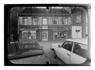 Berlin-Friedrichshagen, Bölschestraße 79. Wohnhaus mit Laden (1857). Straßenfront