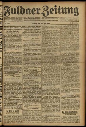 Ausgabe vom Montag, den 24. Juli 1916.