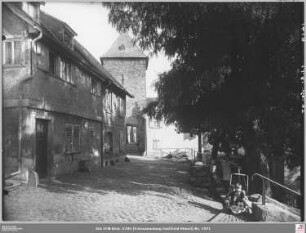 Eichenstraße in Kronberg von Westen