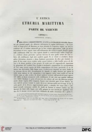 Capitolo I. Esposizione storica