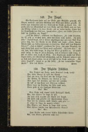 150. Der Vöglein Abschied.