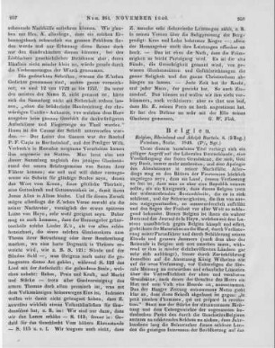 Belgien, Rheinland und Adolph Bartels. Potsdam: Stuhr 1846
