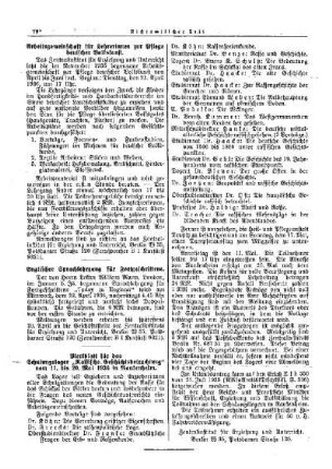 Merkblatt für das Schulungslager "Rassische Geschichtsbetrachtung" vom 11. bis 20. Mai 1936 in Rankenheim : [Nichtamtlicher Teil]