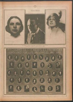 Facultad de Ciencias Económicas : Contadores públicos nacionales año 1921