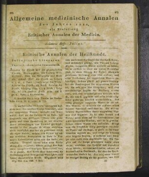 Siebentes Heft. Julius