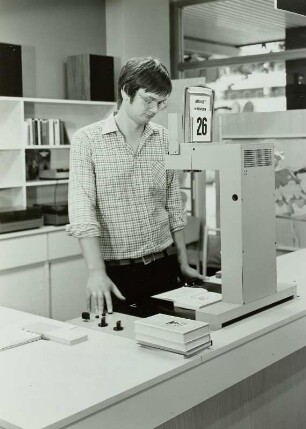 Fotomechanische Verbuchung, Ausleihe Stadtbibliothek Dresden