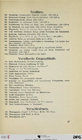 Textilien (Nr. 693-709a)