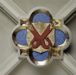 Schlußstein mit Wappen