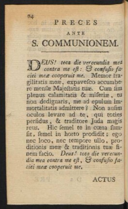 Preces ante S. Communionem