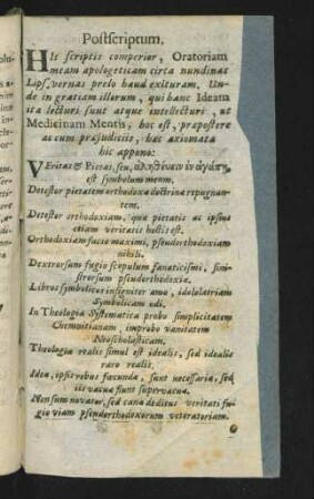 Postscriptum.