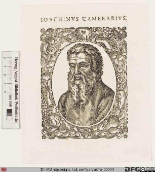 Bildnis Joachim I Camerarius (eig. Kammermeister)