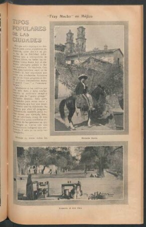 Tipos populares de las ciudades : "Fray Mocho" en Méjico