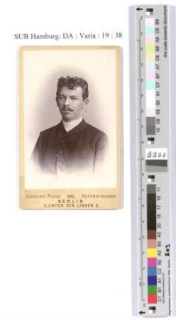 Richard Dehmel als junger Mann