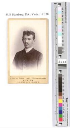 Richard Dehmel als junger Mann