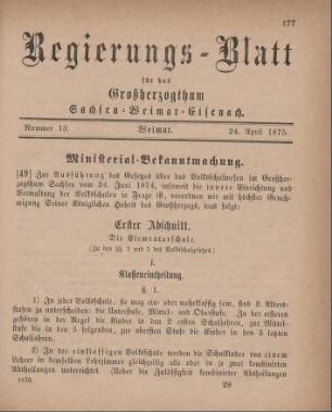 Nr. 13 : 24. April 1875