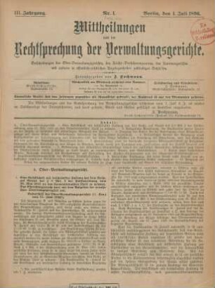 1. Juli 1896 - 30. Juni 1897 = Nr. 1-53