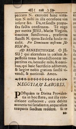 228-234, Negotia et Labores