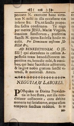 228-234, Negotia et Labores
