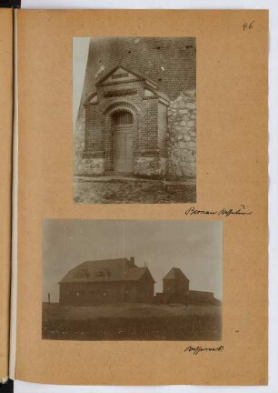 Wasserturm, Bernau. Wasserwerk, Bernau: Ansichten (aus: Skizzen- und Fotoalbum 29)