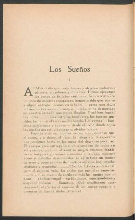 Los Sueños