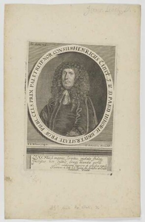 Bildnis des Henricus Linck