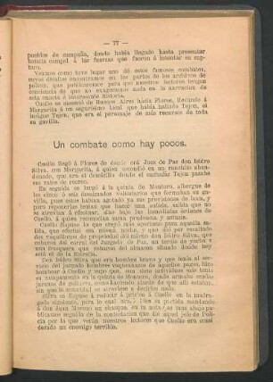 Un combate como hay pocos.