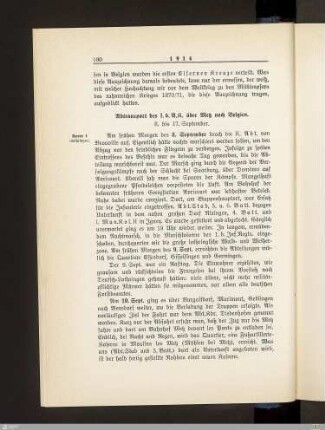 Abtransport des I. b. A.K. über Metz nach Belgien