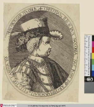 Christian II. D.G. [Christian II. Kurfürst von Sachsen]