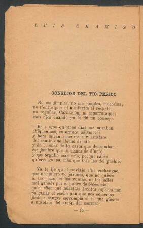 Consejos del tío Perico