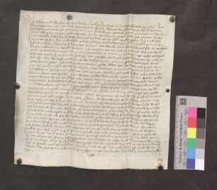 Erhart von Falkenstein, Herr zu Ramstein, und seine Gemahlin Anastasia von Wolfurt quittieren der Stadt Bräunlingen den Empfang von 200 Gulden von ihrer an die Stadt zu fordernden Schuld, welche an Konrad Sterren von Villlingen gegeben wurden.