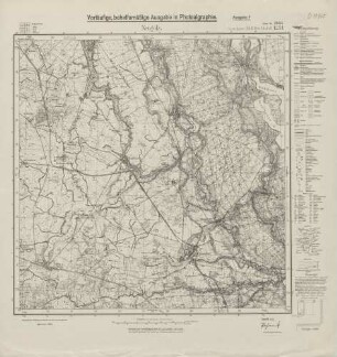 2664 (alte Nr.: 1251) Neugolz, Meßtischblatt (4cm - Karte)