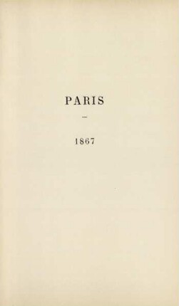 Paris : 1867