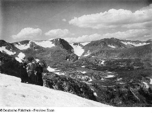 Colorado, Mount Corona, Geomorphologie, Gebirge, Sonnenuntergang auf den Gipfeln nördlich von Corona