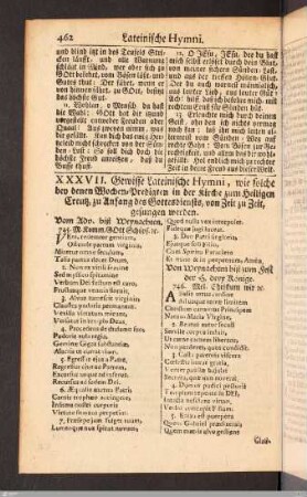 XXXVII. Lateinische Hymni.