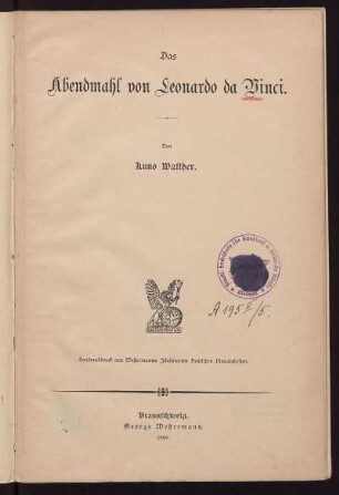 Das Abendmahl von Leonardo da Vinci