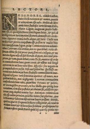 Axiomata legum : ex receptis Iuris utriusque libris, et interpretum Commentarijs, ordine certo, et in literas Alphabeticas distincto, recens collecta, ac edita