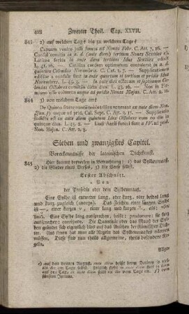 Sieben und zwanzigstes Capitel.