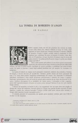 1: La tomba di Roberto d'Angio in Napoli