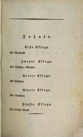 Kosegarten's Dichtungen : [in acht Bänden], 1. Jucunde